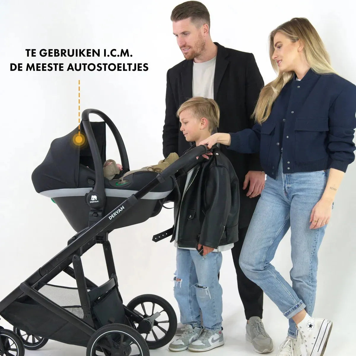 Deryan Adattatore per seggiolino auto Evy per Maxi Cosi /Cybex/Nuna