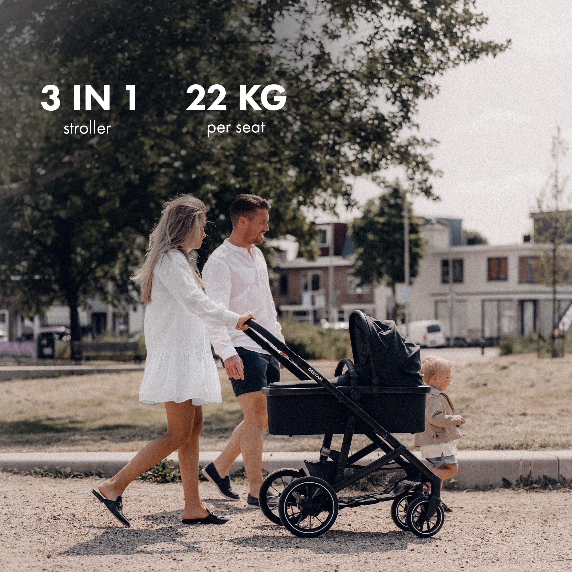 EVY V2 Passeggino 3 in 1 Navy