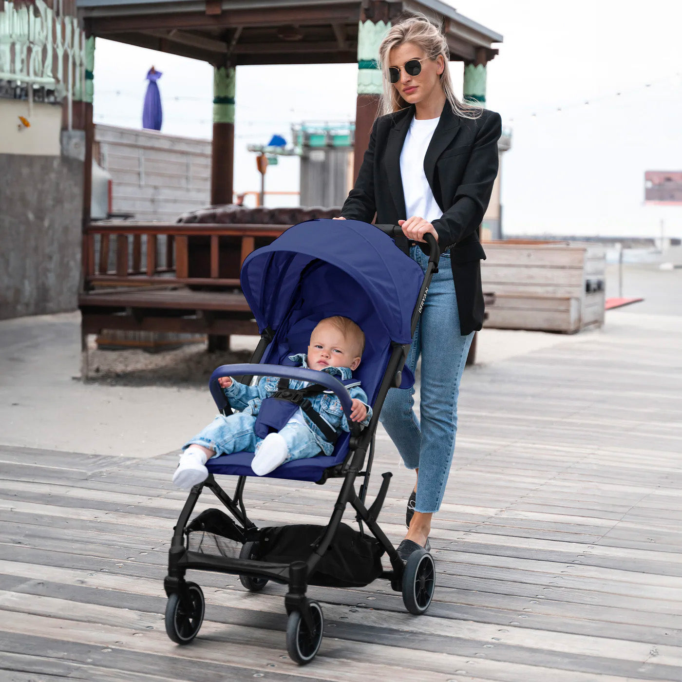 Passeggino leggero Luxe Easy - Blu