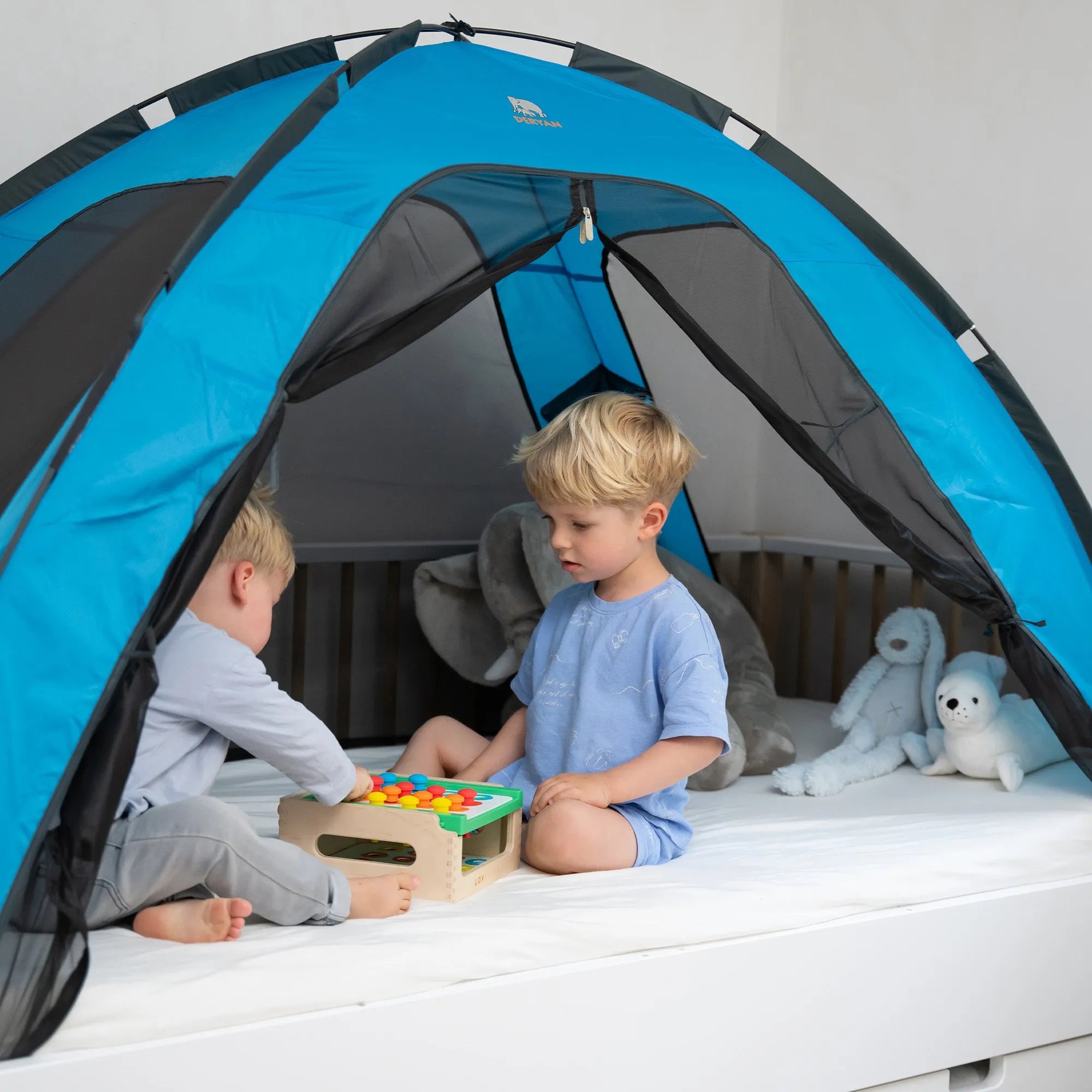 Tenda letto Blu 200x90 cm