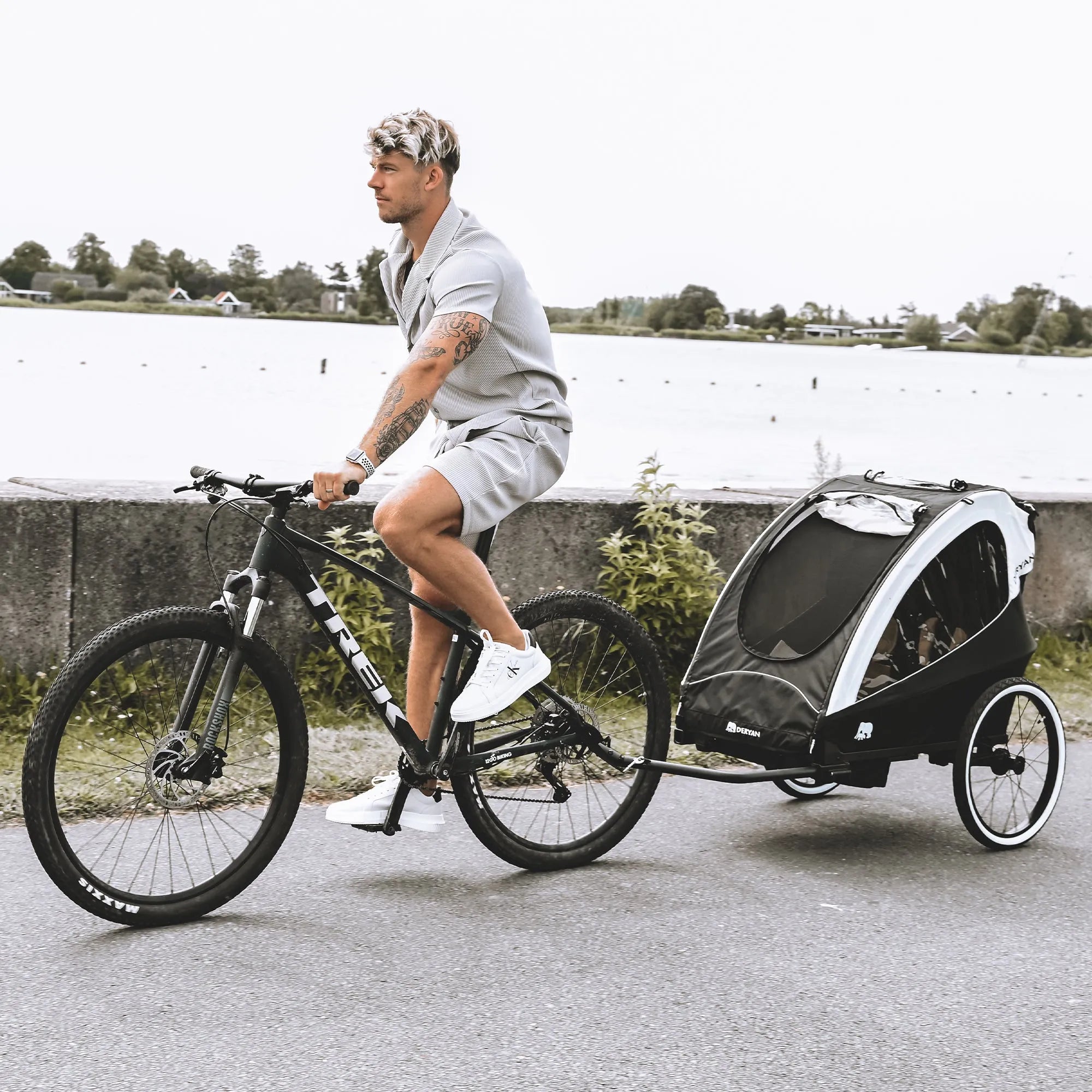 Rimorchio per bicicletta - Passeggino - Passeggino da jogging