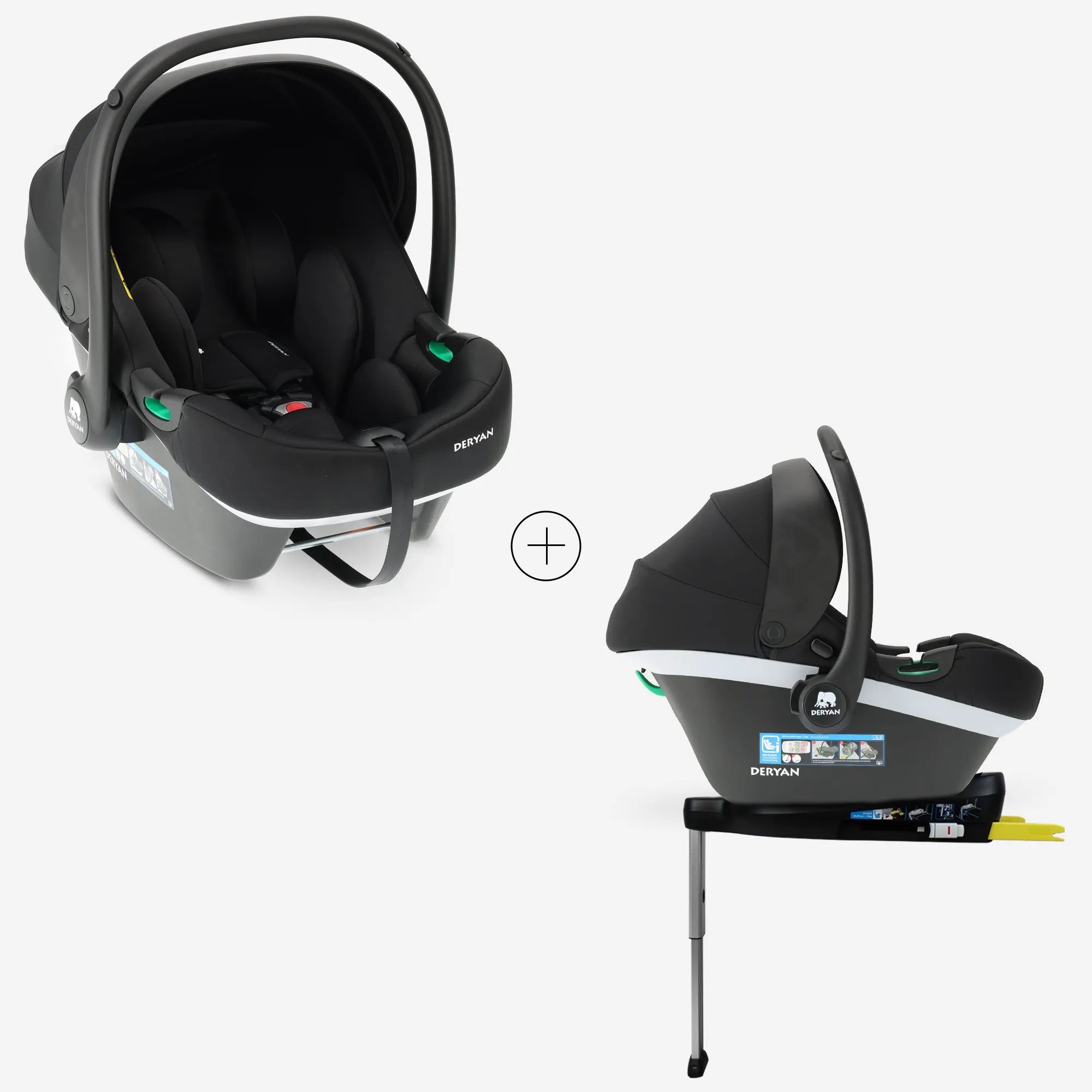 Seggiolino auto i-Size con base Isofix iBase