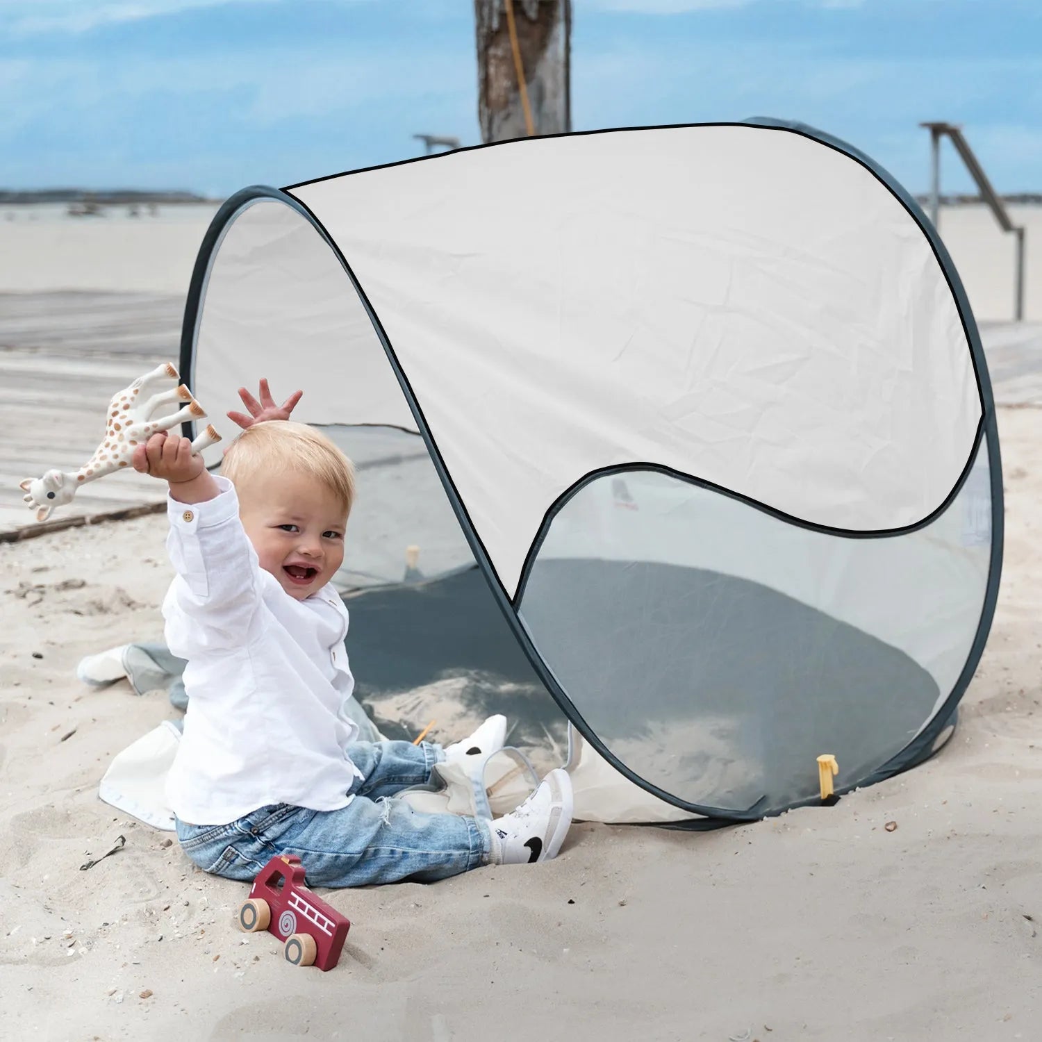 Tenda da spiaggia Argento