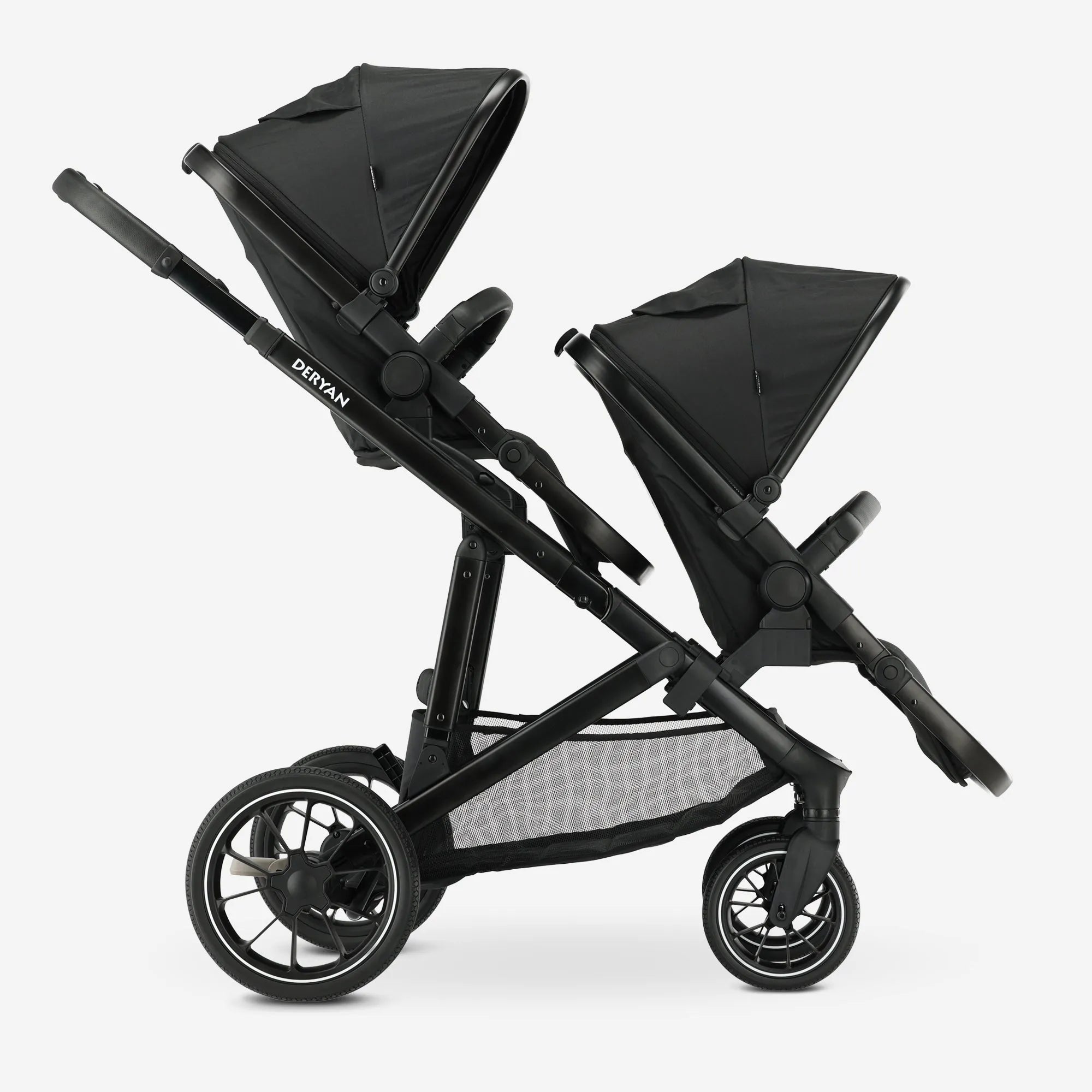 EVY V2 Duo Passeggino Nero due posti