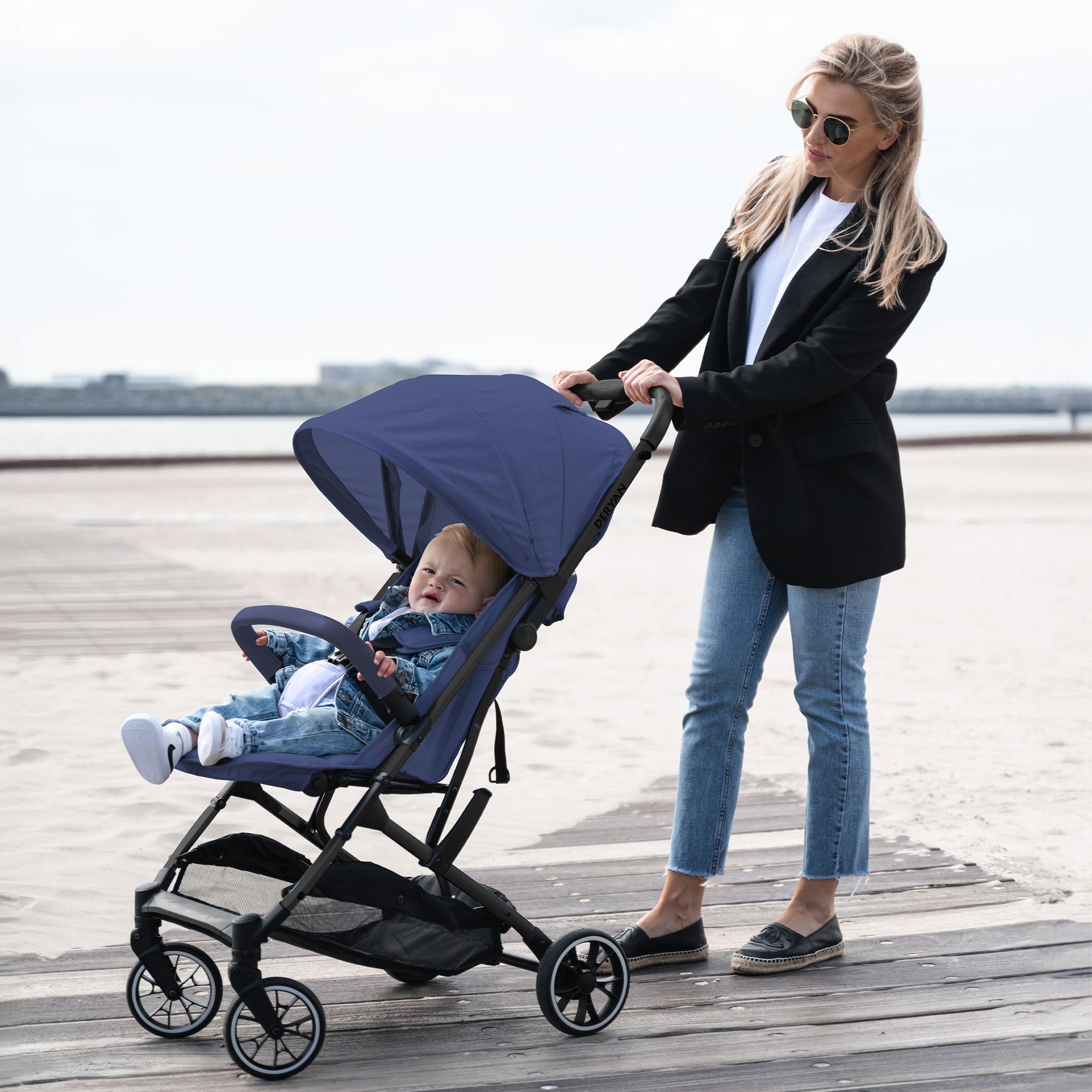 Passeggino leggero Luxe Easy - Blu