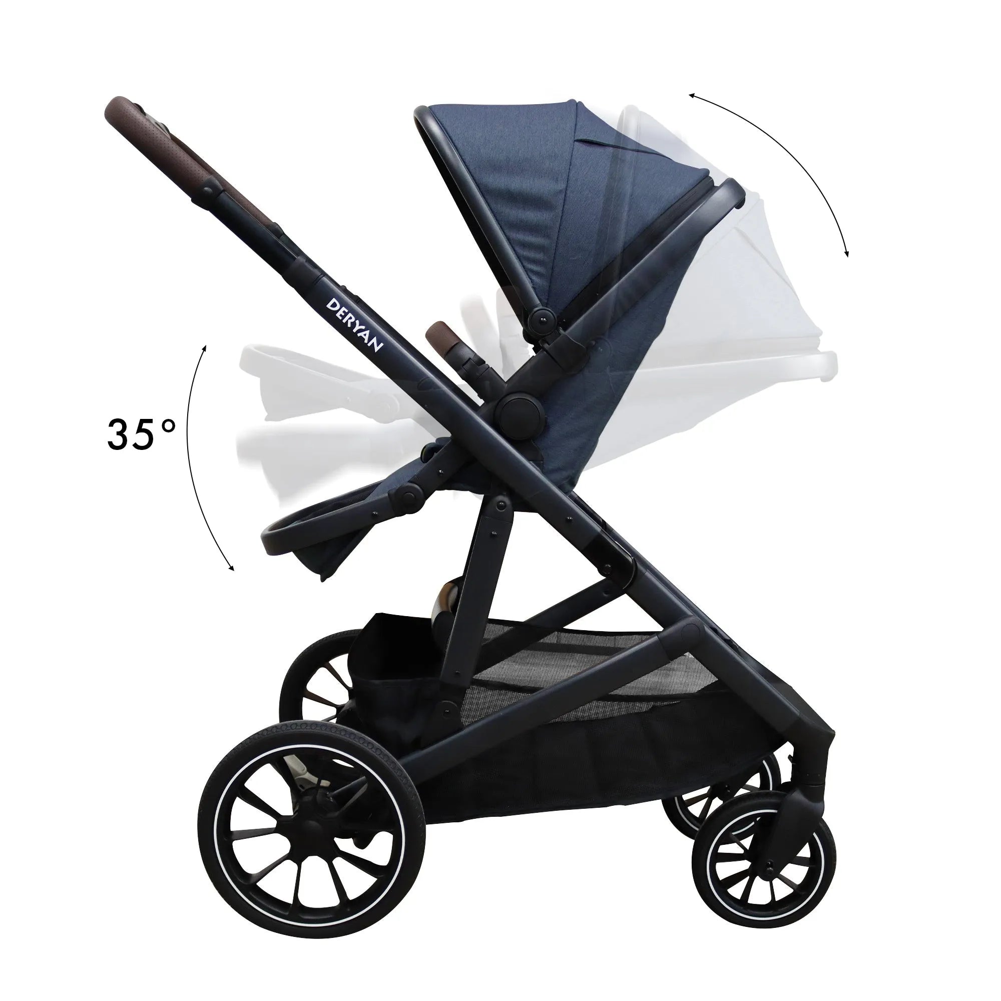 EVY V2 Passeggino 3 in 1 Navy