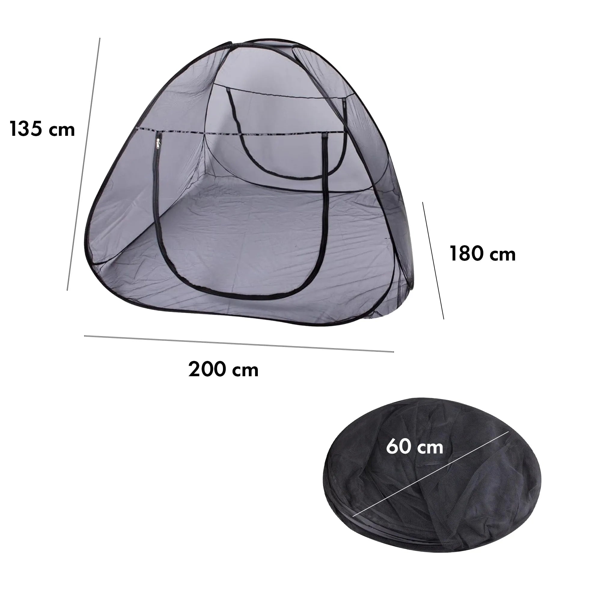 Tenda a zanzariera 2 persone - 200x180cm