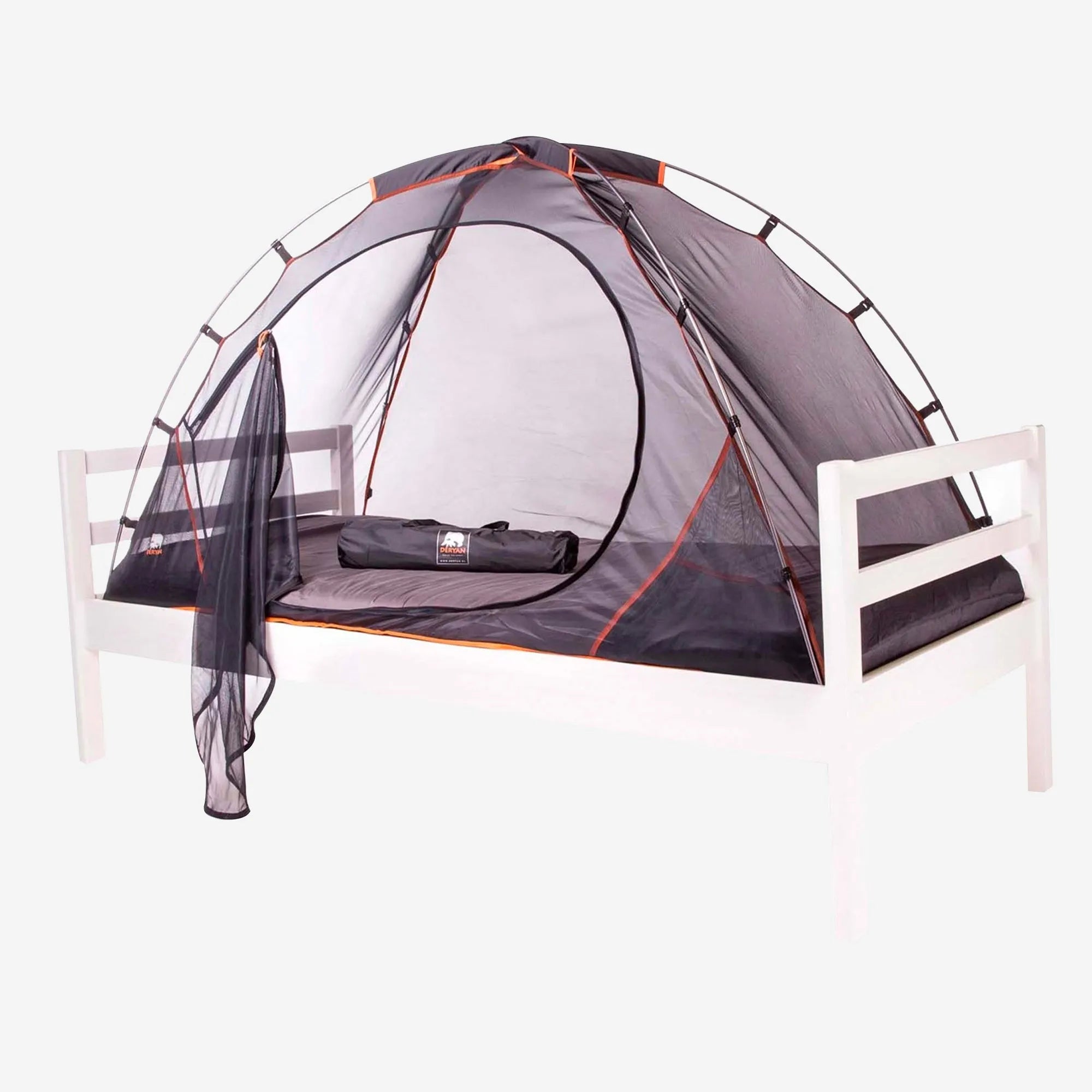 Tenda da letto nera 200x90 cm