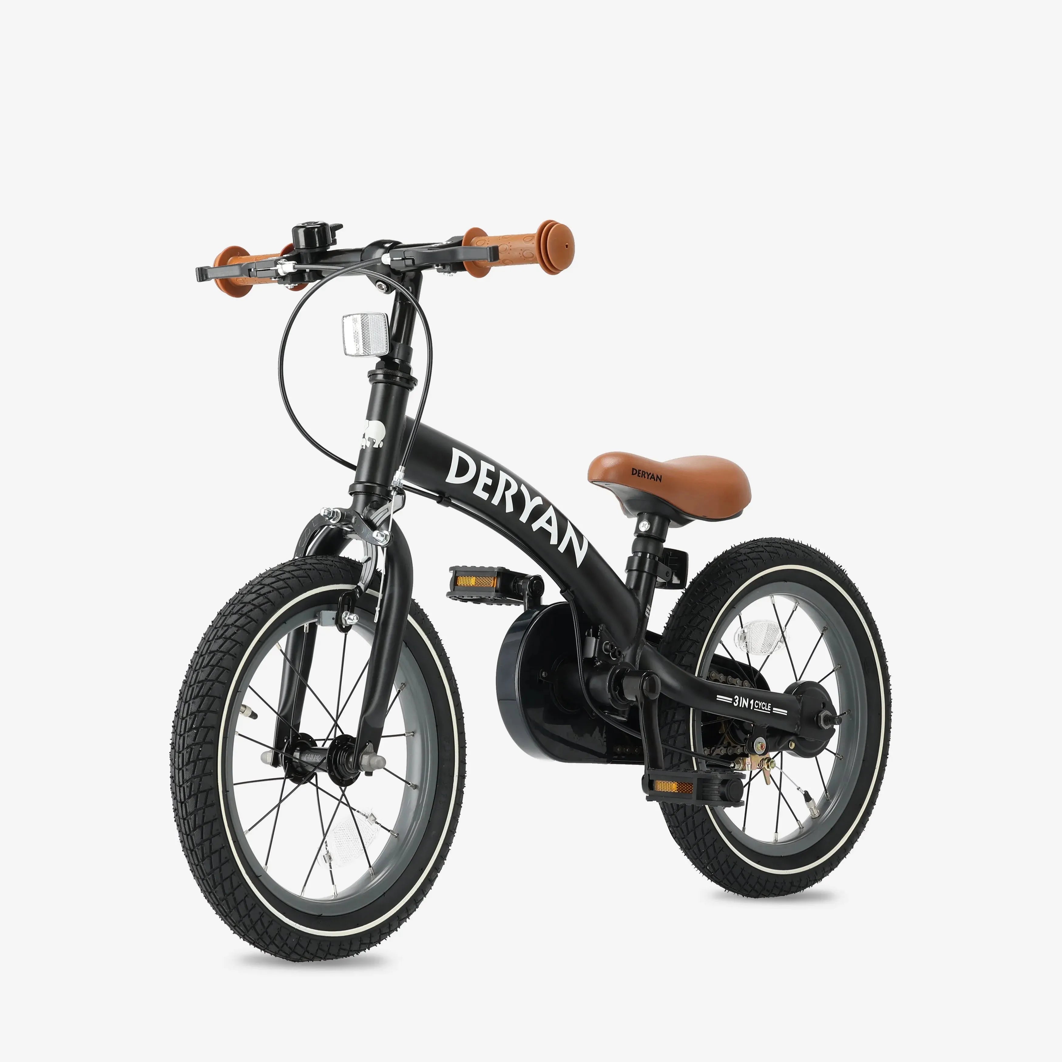 Bicicletta di lusso per bambini da 14 pollici - 3 in 1 - balance bike