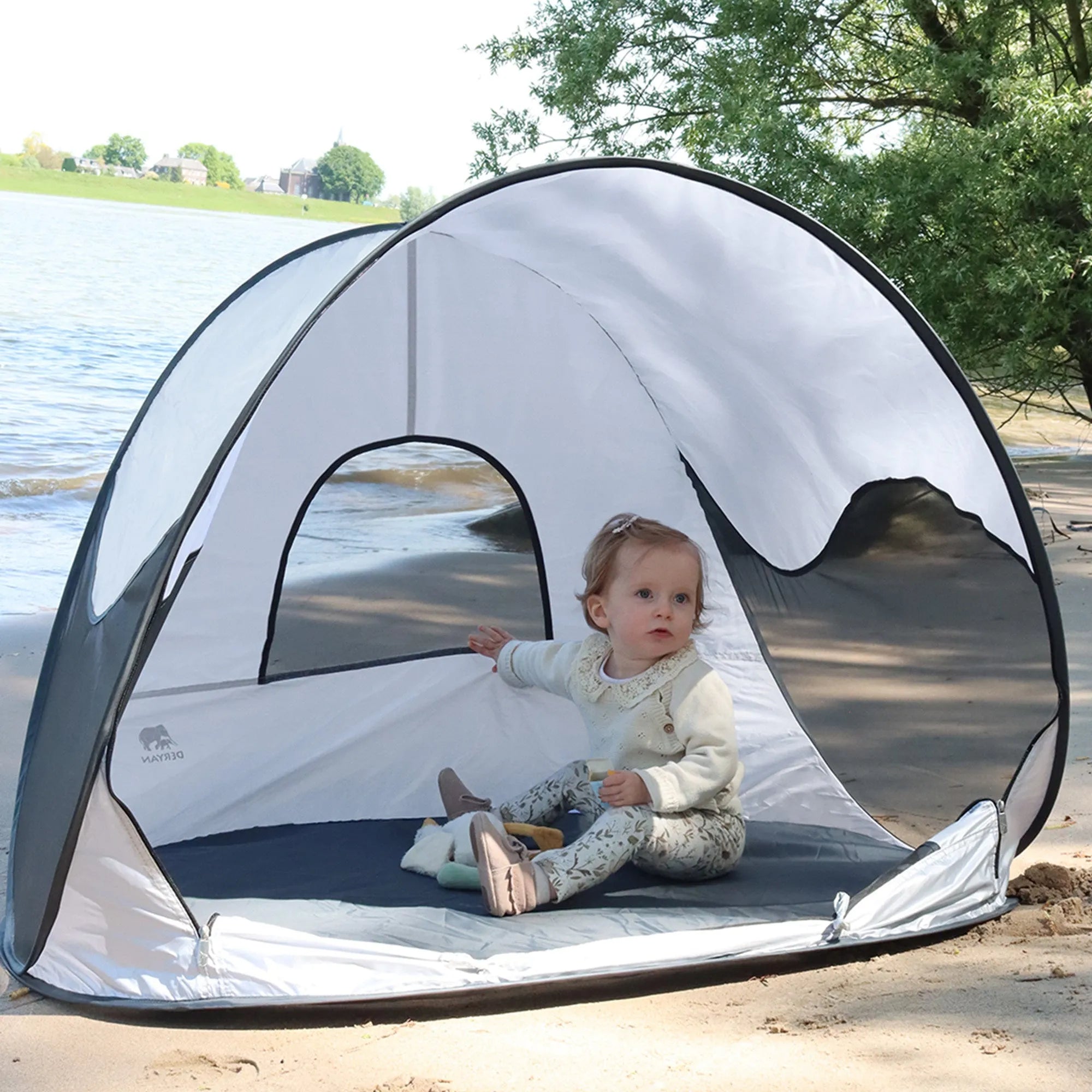 Tenda da spiaggia Argento