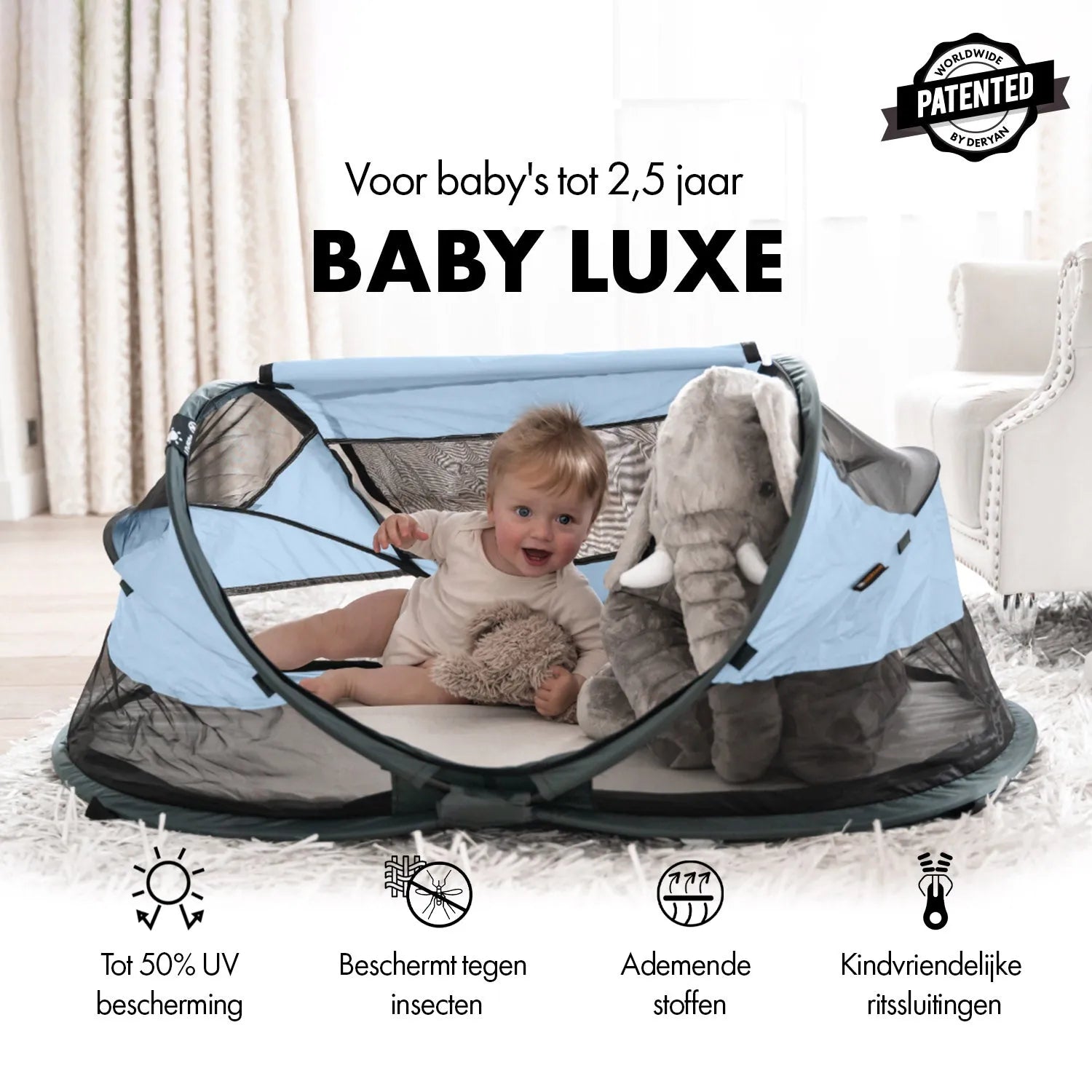 Baby Luxury Himmelsblå