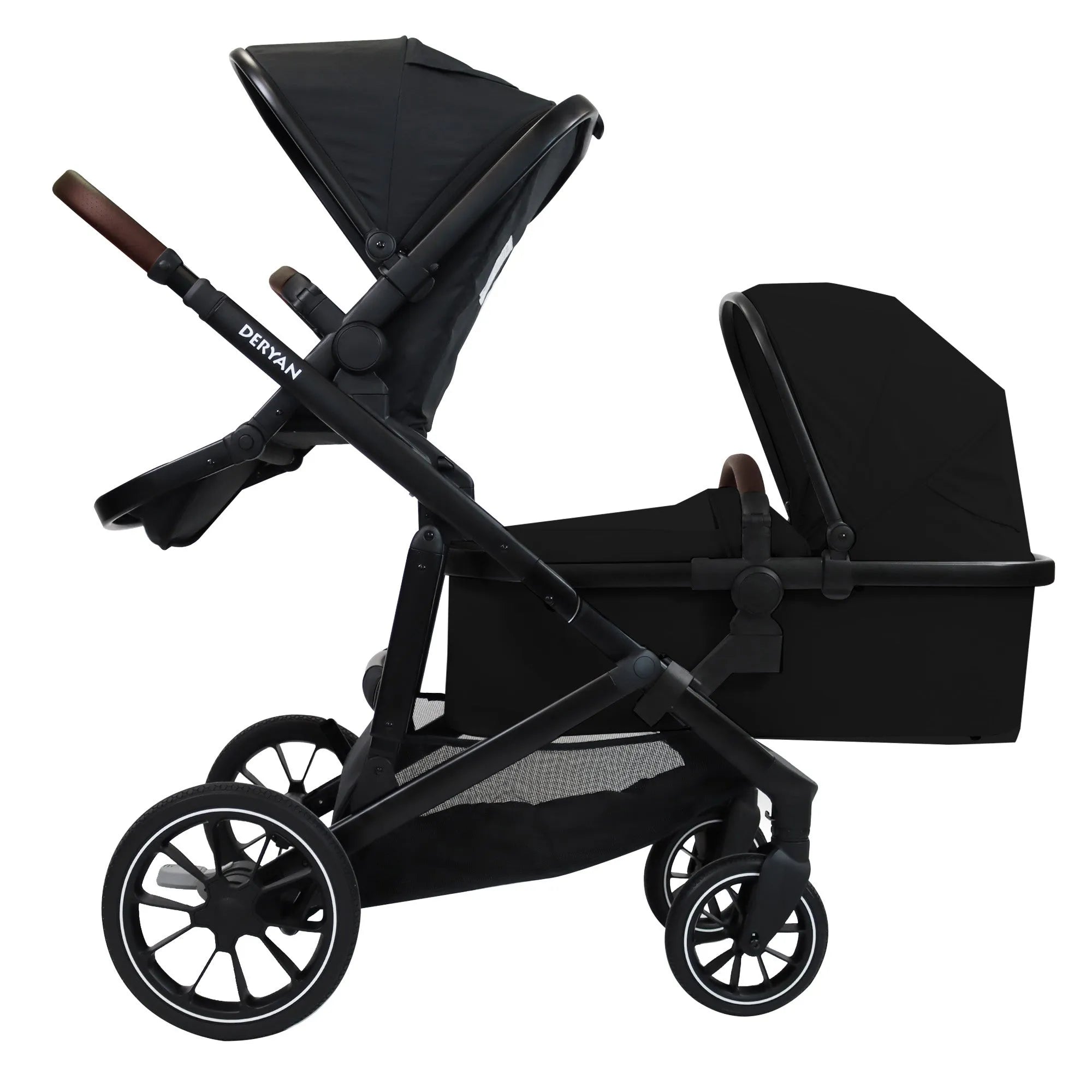 EVY V2 Passeggino 3 in 1 Nero